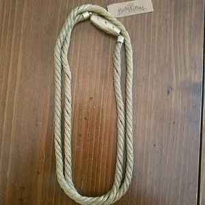 Lucky Brand gold rope necklace